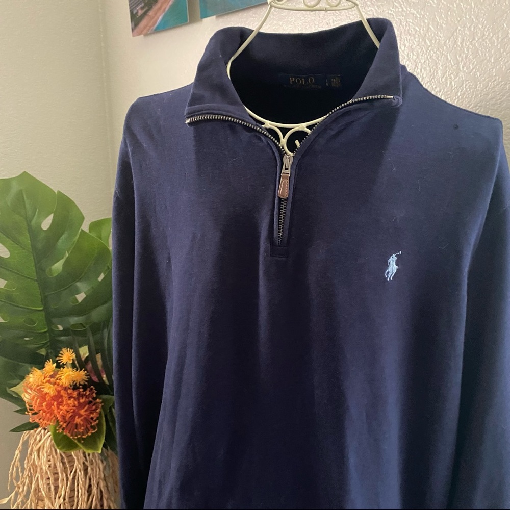 Navy Polo x Ralph Lauren Men’s 1/4 Zip